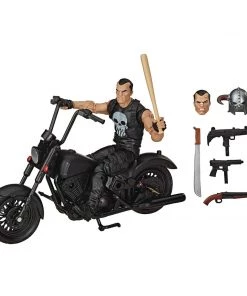 Hasbro Marvel Legends 6-inch Action Figure - Punisher With Motorcycle