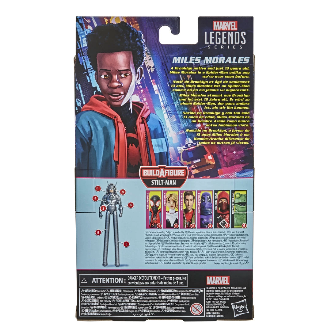 Hasbro Marvel Legends 6-inch Miles Morales Action Figure 3 Hasbro Marvel Legends 6-inch Miles Morales Action Figure