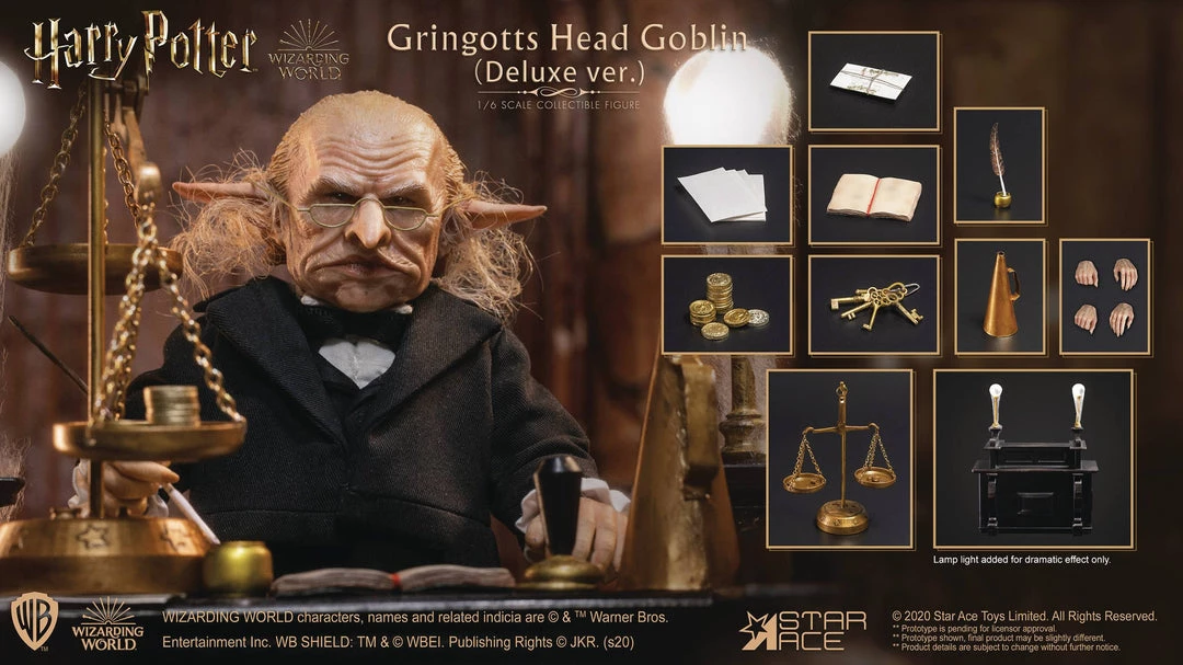 Star Ace Toys Harry Potter And The Sorcerer's Stone - Head Goblin 1/6 Scale Figure (Deluxe Edition) 1 Star Ace Toys Harry Potter And The Sorcerer's Stone - Head Goblin 1/6 Scale Figure (Deluxe Edition)
