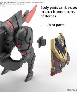 Bandai Japan Bandai Hobby SD Gundam World - #06 War Horse SD Model Kit 7 Bandai Japan Bandai Hobby SD Gundam World - #06 War Horse SD Model Kit