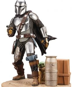 Kotobukiya Star Wars: The Mandalorian - Mandalorian & Child ArtFX+ Statue