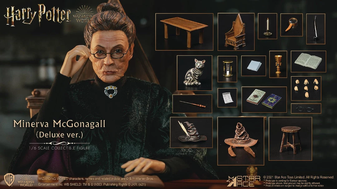Star Ace Toys Harry Potter And The Sorcerer's Stone - Professor McGonagall 1/6 Scale Figure (DLX Ver.) 1 Star Ace Toys Harry Potter And The Sorcerer's Stone - Professor McGonagall 1/6 Scale Figure (DLX Ver.)