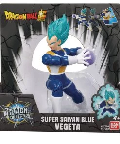 Bandai America Dragon Ball Z Bandai Dragon Ball Attack Collection - SS Blue Vegeta Action Figure