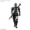 Bandai Japan Gundam Bandai Hobby Star Wars: The Mandalorian - Mandalorian Beskar Armor Silver 1/12 Model Kit
