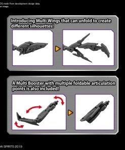 Bandai Japan Gundam Bandai Hobby 30 Minute Mission - #12 Options Part Set 5 (Multi Wing / Multi Booster)
