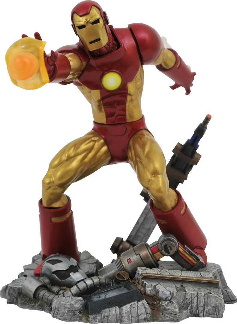 Diamond Select Toys Diamond Select Marvel Gallery - Iron Man Comic PVC Figure 1 Diamond Select Toys Diamond Select Marvel Gallery - Iron Man Comic PVC Figure