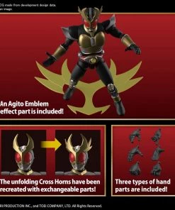 Bandai Japan Bandai Hobby Kamen Rider - Agito Ground Form Figure Rise Model Kit