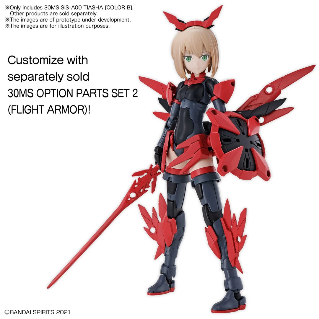 Bandai Japan Bandai Hobby 30 Minute Sisters - SIS-A00 (Color B) Tiasha Flight Armor Model Kit Gundam 5 Bandai Japan Bandai Hobby 30 Minute Sisters - SIS-A00 (Color B) Tiasha Flight Armor Model Kit Gundam