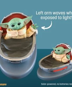 FanWraps Star Wars: The Mandalorian - Grogu Solar Dashboard Waver