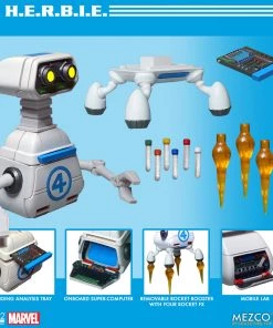 Mezco One:12 Collective Marvel - Fantastic Four DLX Steel Box Set