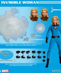 Mezco One:12 Collective Marvel - Fantastic Four DLX Steel Box Set