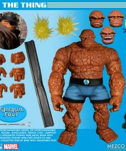 Mezco One:12 Collective Marvel - Fantastic Four DLX Steel Box Set