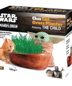 Joseph Enterprises Star Wars: The Mandalorian - The Child Chia Cat Grass Planter