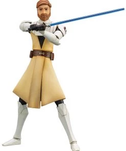 Kotobukiya Star Wars: Clone Wars - Obi-Wan Kenobi (Updated Ver.) ArtFX+ Statue