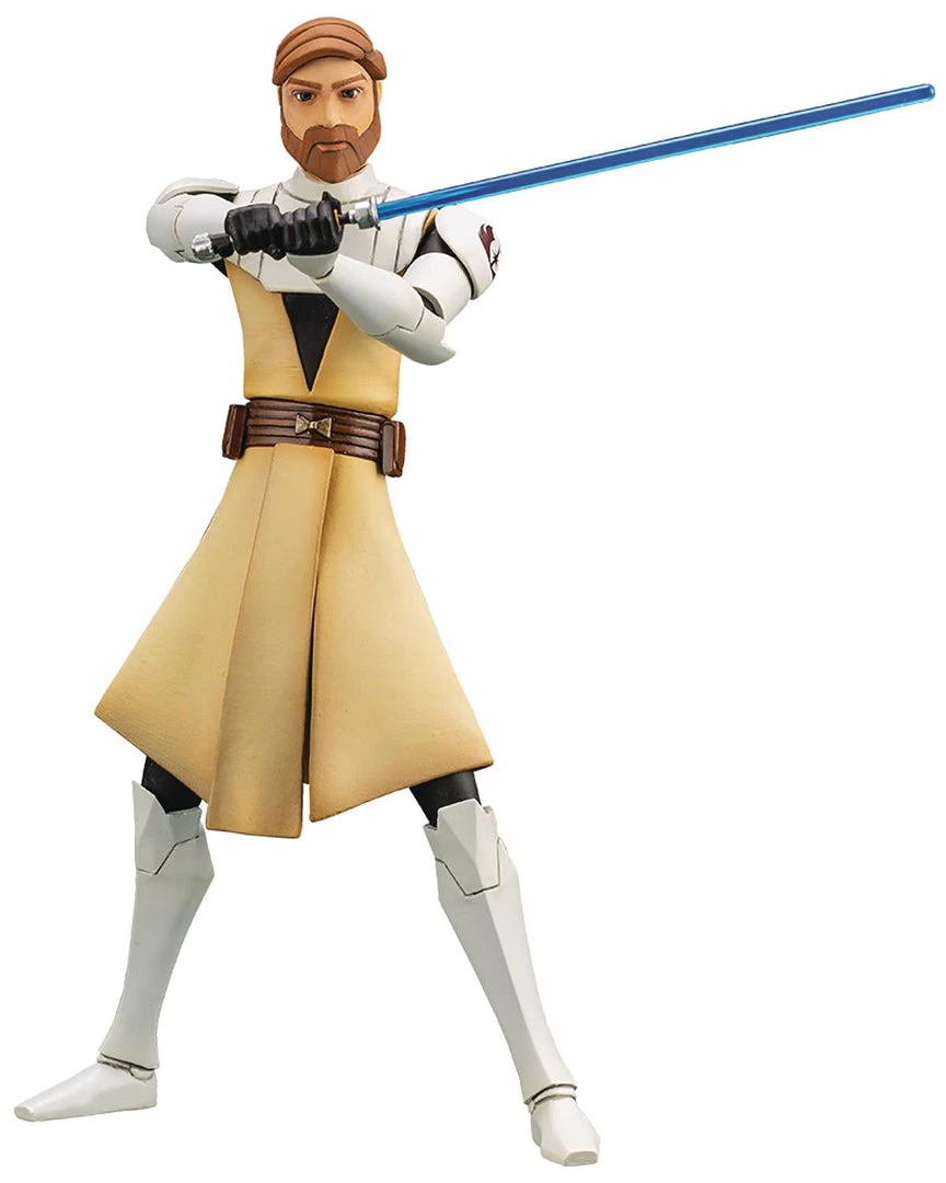 Kotobukiya Star Wars: Clone Wars - Obi-Wan Kenobi (Updated Ver.) ArtFX+ Statue 1 Kotobukiya Star Wars: Clone Wars - Obi-Wan Kenobi (Updated Ver.) ArtFX+ Statue