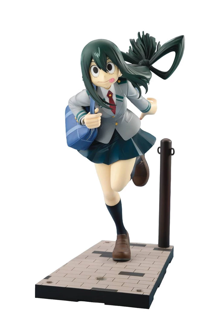 Bellfine My Hero Academia - Tsuyu Asui (School Uniform Ver.) 1/8 Scale PVC Figure 1 Bellfine My Hero Academia - Tsuyu Asui (School Uniform Ver.) 1/8 Scale PVC Figure