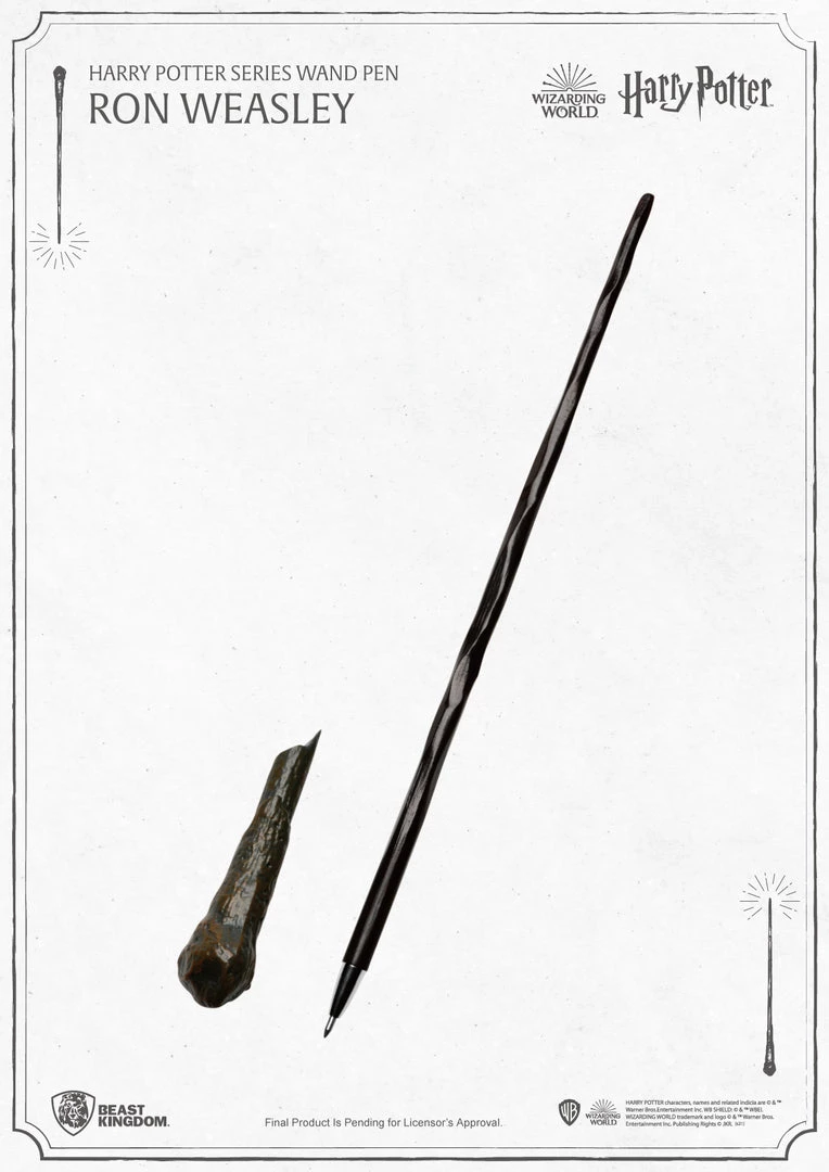 Beast Kingdom Harry Potter Magic Wand Pen - Ron Weasley 2 Beast Kingdom Harry Potter Magic Wand Pen - Ron Weasley