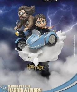 Beast Kingdom D-Stage Series DS-098: Harry Potter 20th Anniversary - Harry & Hagrid On Motorbike