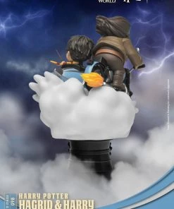 Beast Kingdom D-Stage Series DS-098: Harry Potter 20th Anniversary - Harry & Hagrid On Motorbike