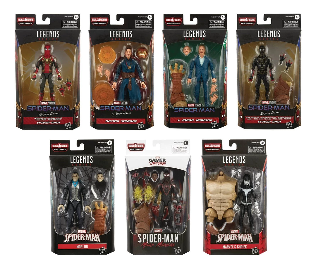 Hasbro Marvel Legends Spider-Man Movie Armadillo Build-a-Figure Collection (Set Of 7) 1 Hasbro Marvel Legends Spider-Man Movie Armadillo Build-a-Figure Collection (Set Of 7)