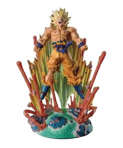 Bandai Japan Dragon Ball Z Bandai Tamashii Nations Dragon Ball: Super Fierce Battle - Super Saiyan Goku FiguartsZERO Extra Battle