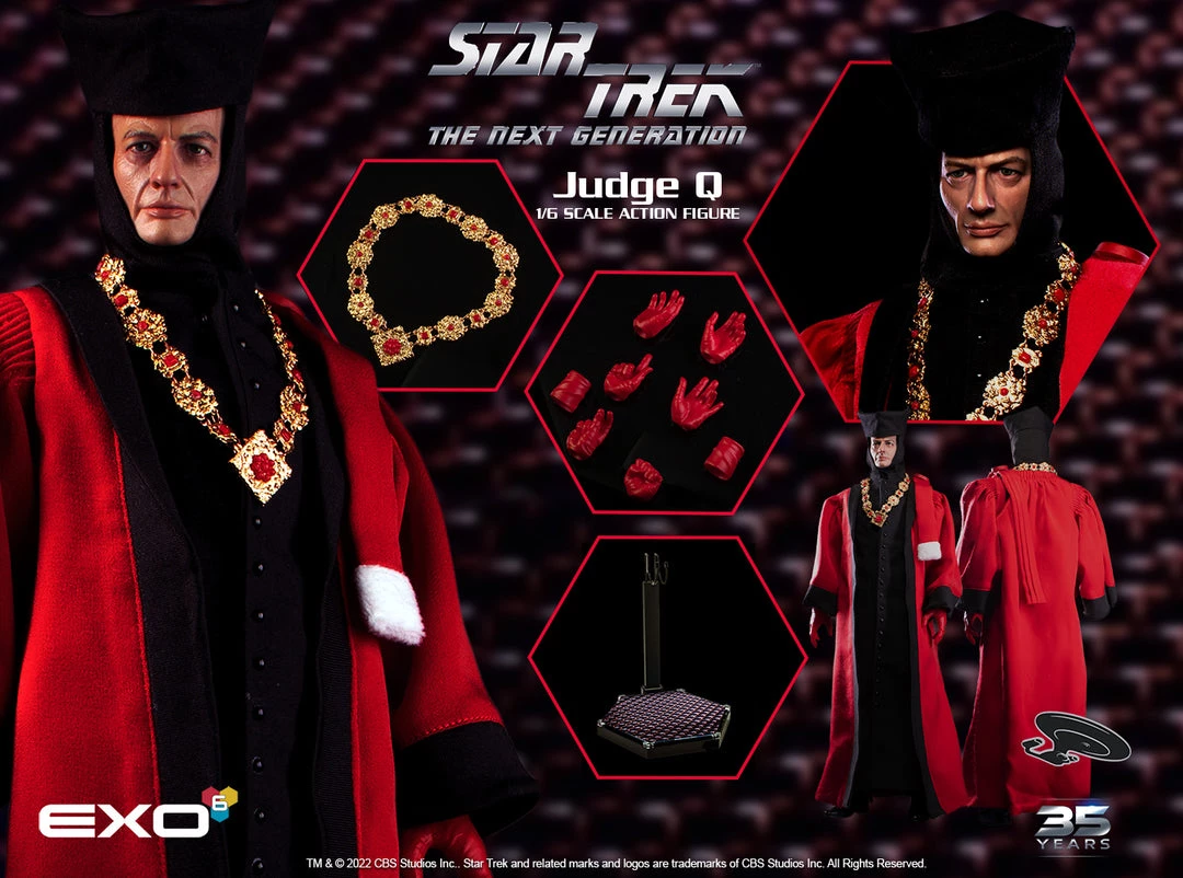 EXO-6 Star Trek: The Next Generation - Judge Q 1/6 Scale Figure 2 EXO-6 Star Trek: The Next Generation - Judge Q 1/6 Scale Figure