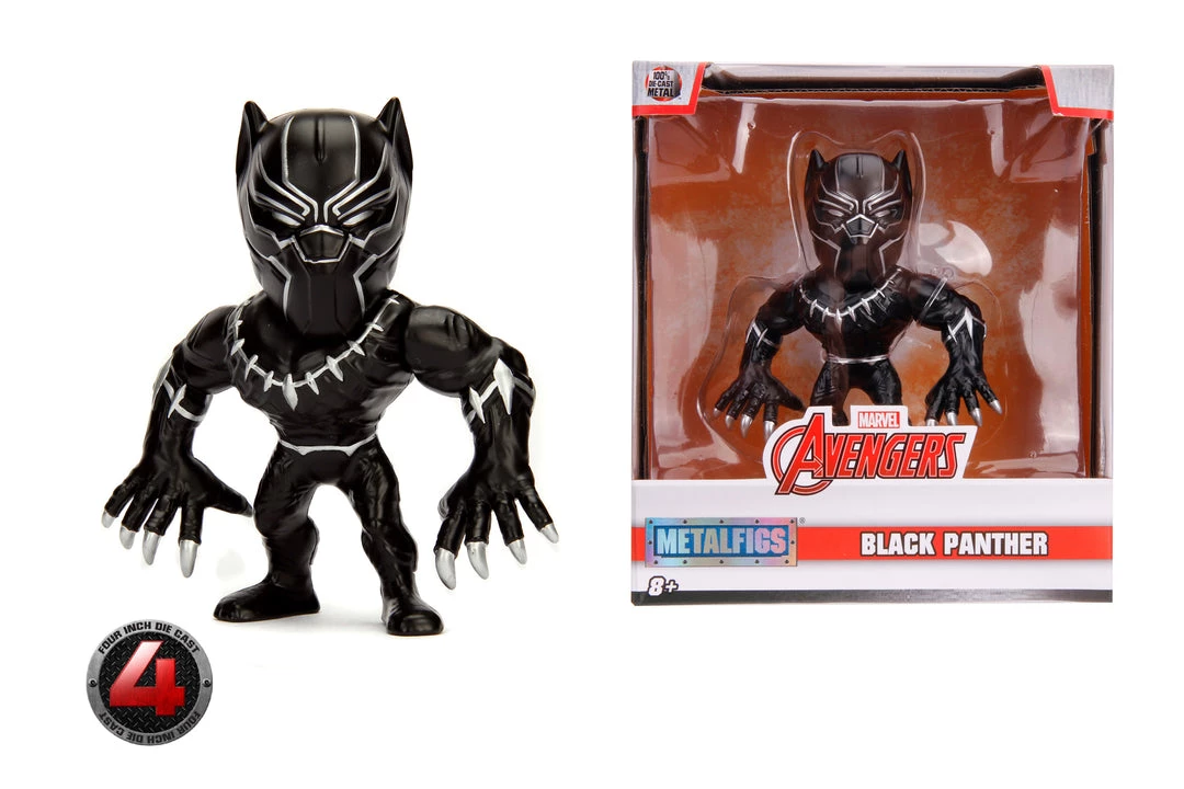 Jada Toys Marvel - Black Panther Die Cast Figure 2 Jada Toys Marvel - Black Panther Die Cast Figure