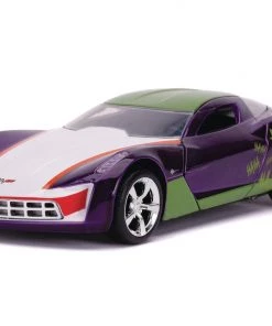Jada Toys DC Comics - Joker 2009 Chevy Corvette Stingray 1/32 Diecast Action Figure