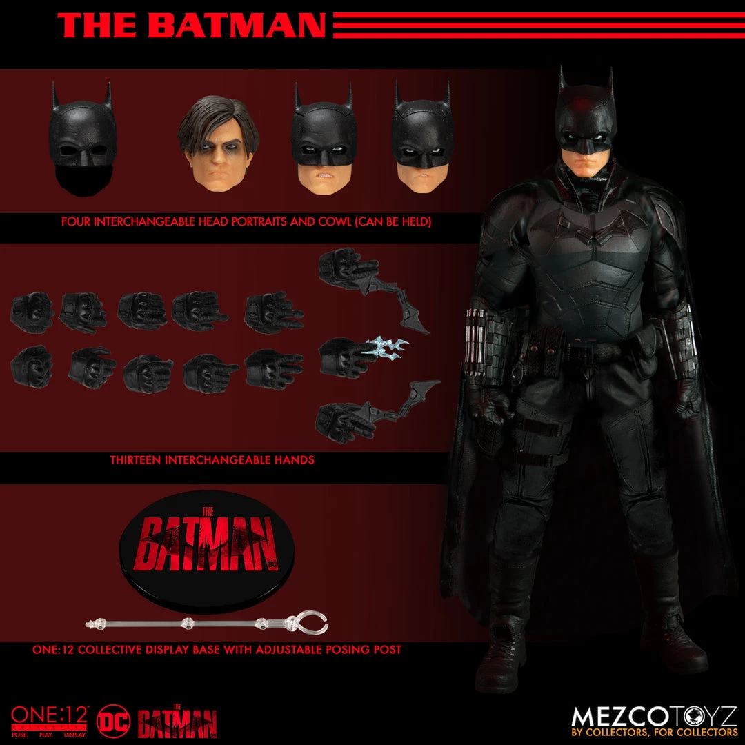 Mezco One:12 Collective DC Comcis: The Batman - Batman DC Comics 3 Mezco One:12 Collective DC Comcis: The Batman - Batman DC Comics