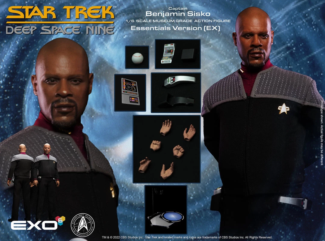 EXO-6 Star Trek: DS9 - Captain Benjamin Sisko 1/6 Scale Figure 2 EXO-6 Star Trek: DS9 - Captain Benjamin Sisko 1/6 Scale Figure