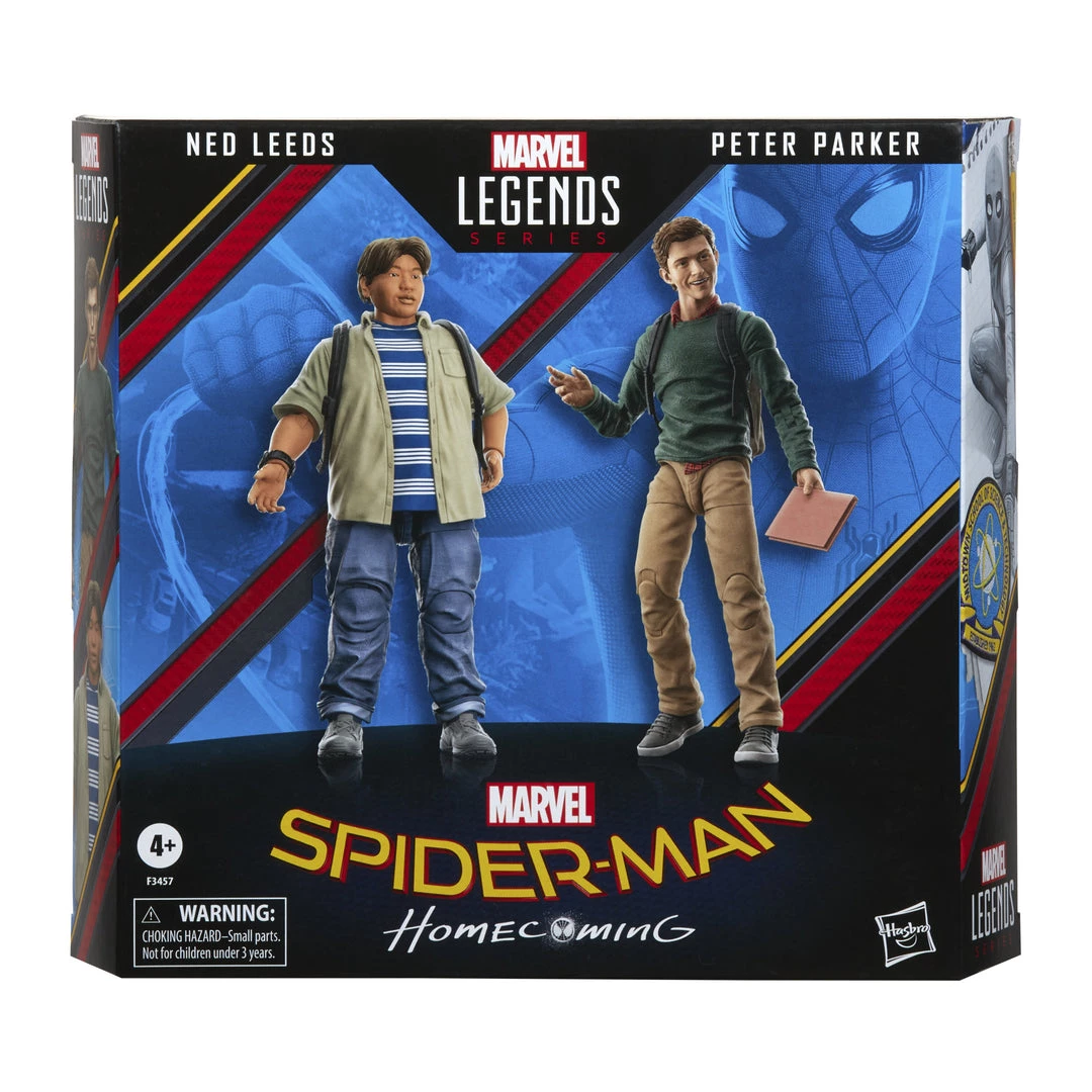 Hasbro Marvel Legends Spider Man Movie - Peter & Ned 2 Pack 2 Hasbro Marvel Legends Spider Man Movie - Peter & Ned 2 Pack
