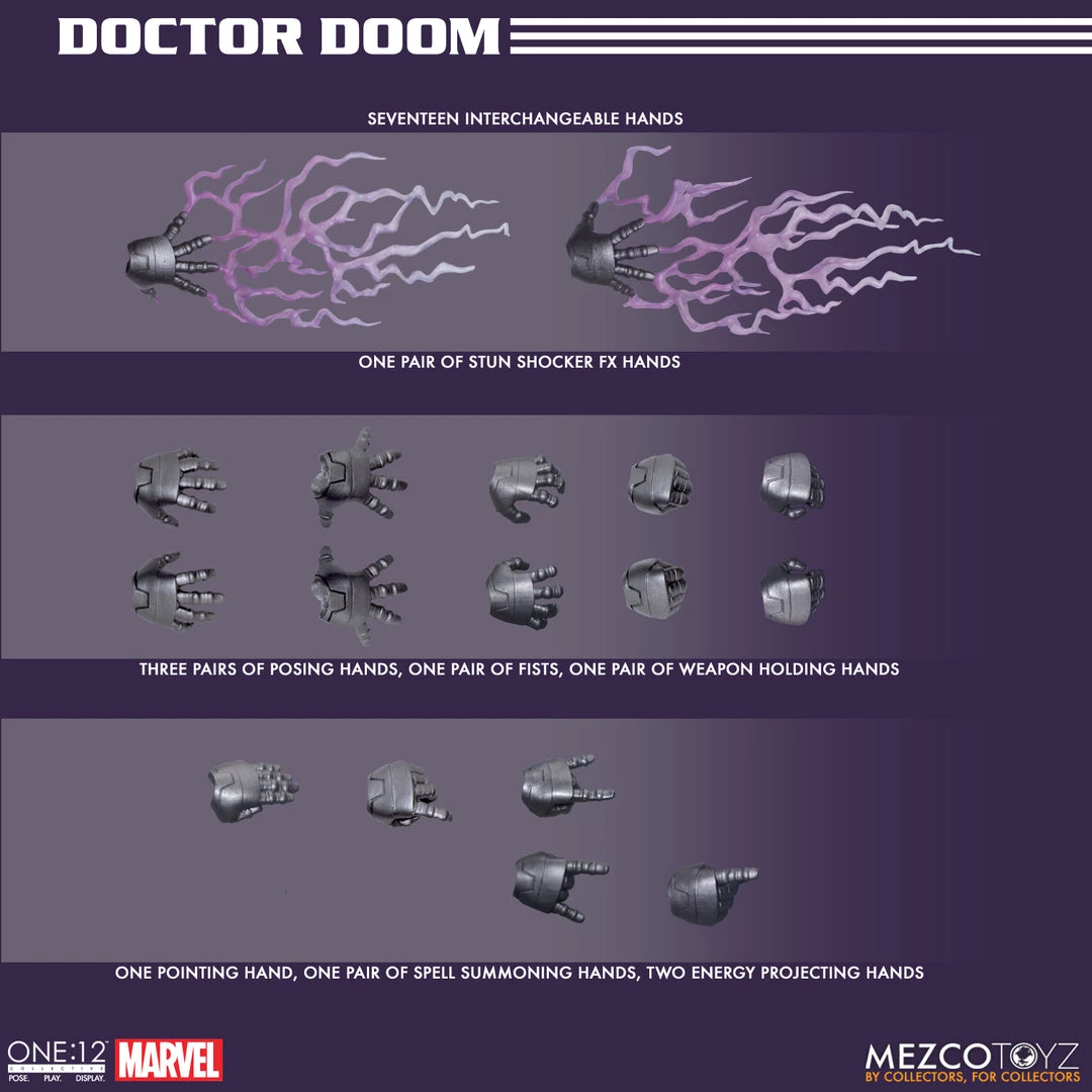 Mezco One:12 Collective Marvel - Dr. Doom DLX 4 Mezco One:12 Collective Marvel - Dr. Doom DLX