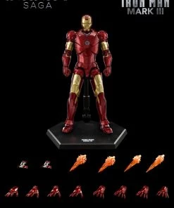 ThreeZero Marvel: Avengers - Iron Man MK3 DLX 1/12 Scale Action Figure