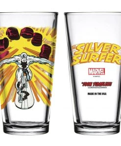 PopFun Toon Tumblers Series 3 Marvel - Silver Surfer 16 Oz Pint Glass