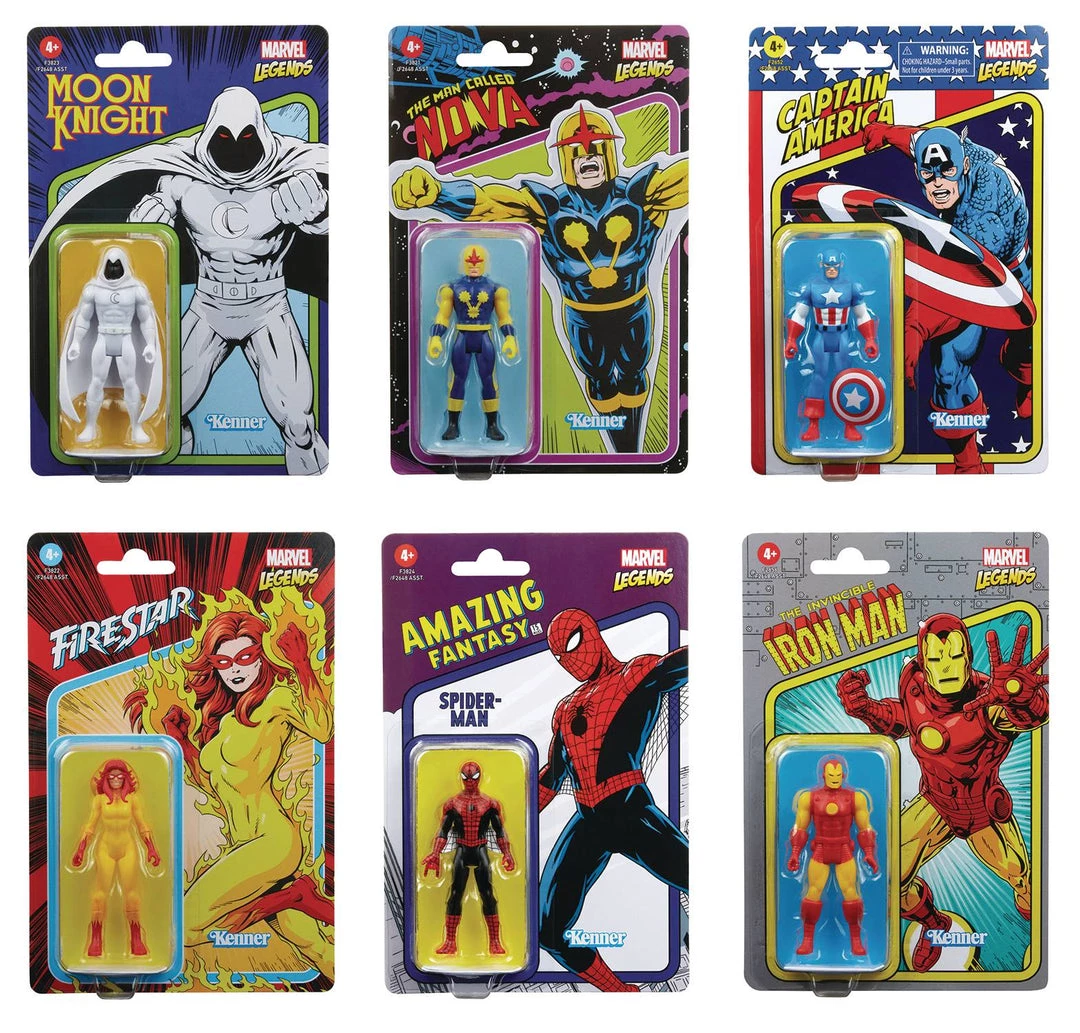 Hasbro Marvel Legends Retro Collection Series 7 Action Figures (Set Of 6) 1 Hasbro Marvel Legends Retro Collection Series 7 Action Figures (Set Of 6)