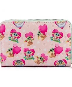 Loungefly Star Wars - Grogu Valentines Zip-Around Wallet