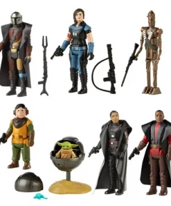 Hasbro Star Wars: The Mandalorian Retro Collection Action Figures (Set Of 7)