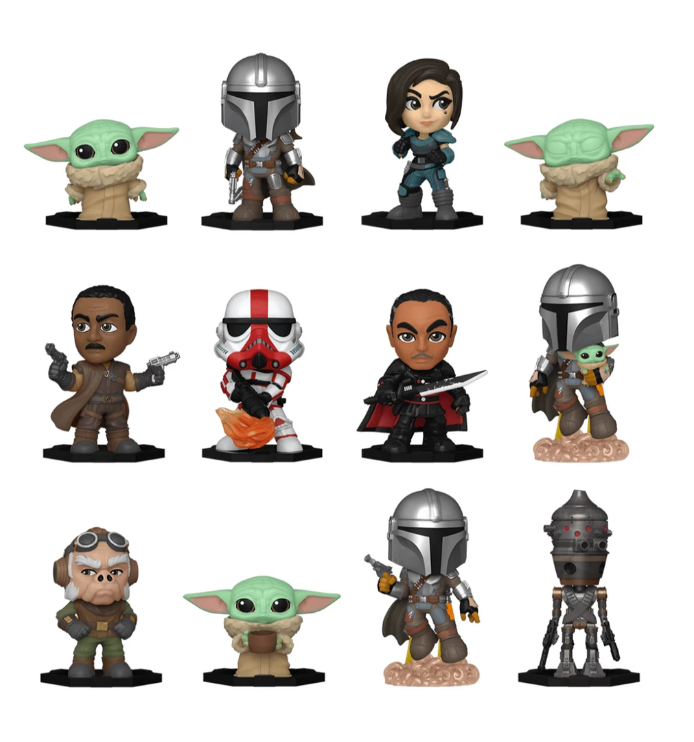 Funko Star Wars: The Mandalorian Mystery Mini Blind Box Display (Case Of 12) 3 Funko Star Wars: The Mandalorian Mystery Mini Blind Box Display (Case Of 12)