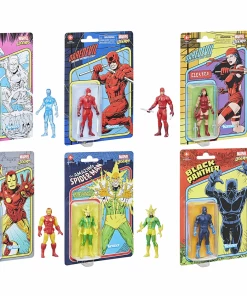 Hasbro Marvel Legends Retro Collection Series 2 Action Figures (Set Of 6)