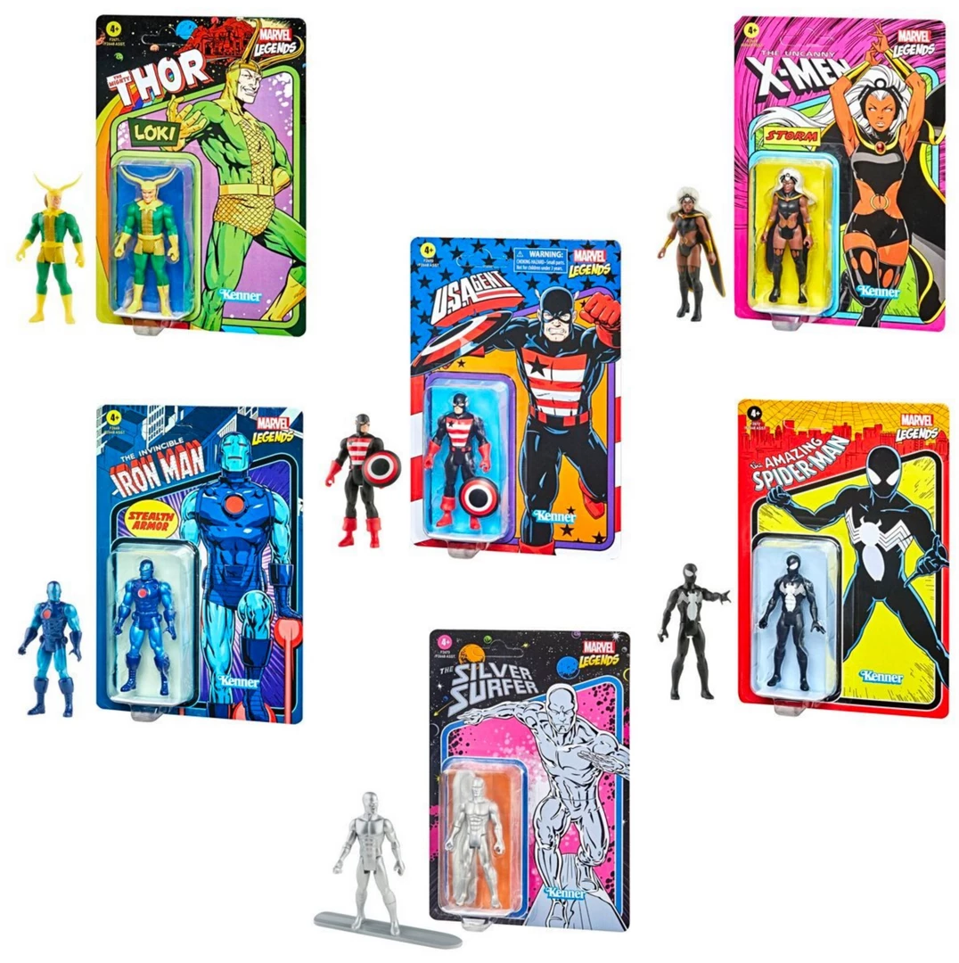 Hasbro Marvel Legends Retro Collection Wave 4 Action Figures (Set Of 6) 1 Hasbro Marvel Legends Retro Collection Wave 4 Action Figures (Set Of 6)