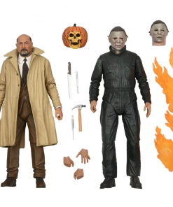 NECA Halloween 2 (1981) Dr. Loomis & Michael Myers 7-inch Action Figure 2-Pack