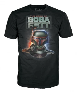 Funko Pop! Tees: Star Wars - Boba Fett (The Book Of Boba Fett) Boxed Unisex T-Shirt