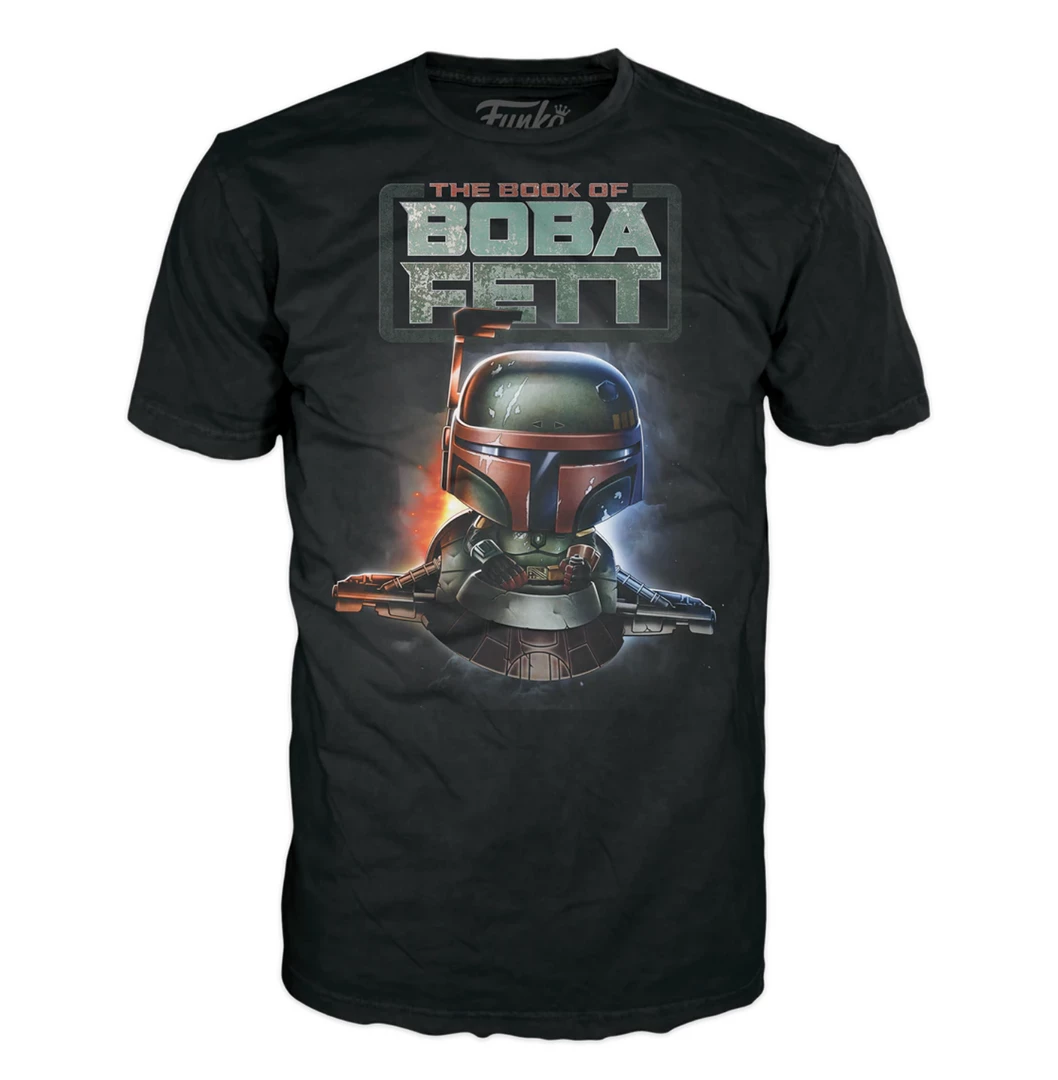 Funko Pop! Tees: Star Wars - Boba Fett (The Book Of Boba Fett) Boxed Unisex T-Shirt 1 Funko Pop! Tees: Star Wars - Boba Fett (The Book Of Boba Fett) Boxed Unisex T-Shirt