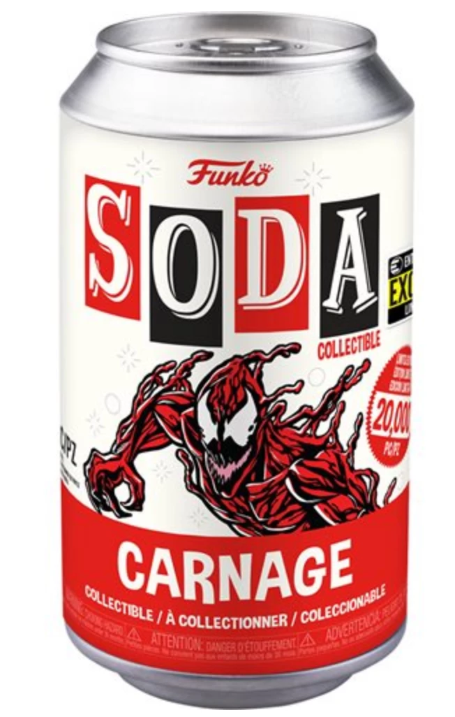 Funko Vinyl Soda: Marvel - Carnage 1 Funko Vinyl Soda: Marvel - Carnage