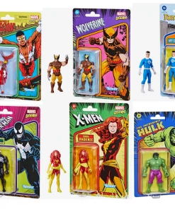 Hasbro Marvel Legends Retro Collection Series 5 Action Figures (Set Of 6)