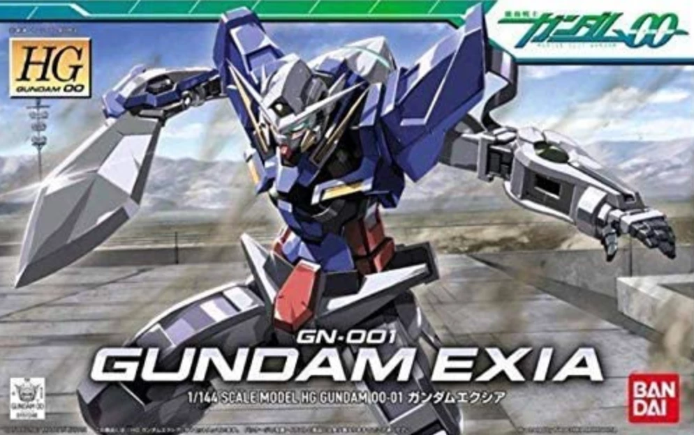Bandai Japan Bandai Hobby Gundam 00 - #01 GN-001 Gundam Exia 1/144 HG Model Kit 2 Bandai Japan Bandai Hobby Gundam 00 - #01 GN-001 Gundam Exia 1/144 HG Model Kit