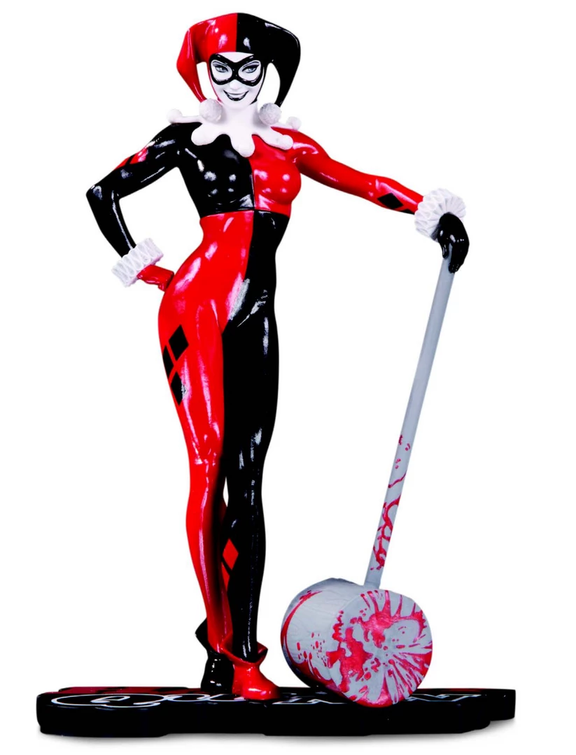 DC Collectibles Harley Quinn: Red, White & Black - Harley Quinn By Adam Hughes Statue 1 DC Collectibles Harley Quinn: Red, White & Black - Harley Quinn By Adam Hughes Statue