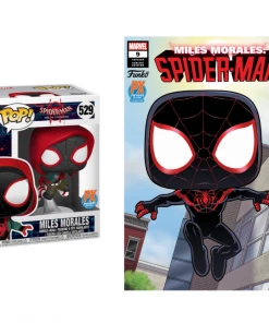 Funko Pop! Marvel: Into The Spider-Verse - Casual Miles Morales (with Limited Edition Comic Bundle)