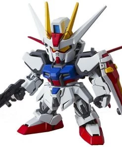 Bandai Japan Bandai Hobby Gundam Seed - #002 GAT-X105+AQME/E-X01 Aile Strike Gundam SD Ex-Standard Model Kit