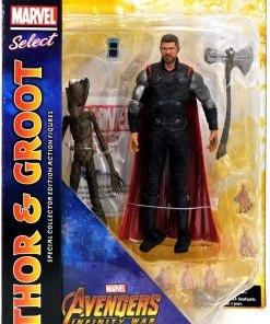 Diamond Select Toys: Marvel Select - Avengers: Infinity War Thor & Groot Action Figure